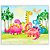 Painel Retangular - Dinossauro Cute Aquarela - Sublimado 3D - Imagem 1