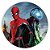 Painel Redondo - Homem Aranha - Sublimado 3D - Imagem 1