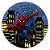 Painel Redondo - Homem Aranha - Sublimado 3D - Imagem 1