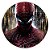Painel Redondo - Homem Aranha - Sublimado 3D - Imagem 1