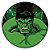Painel Redondo - Hulk - Sublimado 3D - Imagem 1