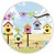 Painel Redondo - Jardim - Sublimado 3D - Imagem 1