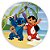 Painel Redondo - Lilo e Stith - Sublimado 3D - Imagem 1