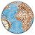 Painel Redondo - Mapa - Sublimado 3D - Imagem 1