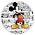 Painel Redondo - Mickey  - Sublimado 3D - Imagem 1