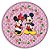Painel Redondo - Mickey e Minnie - Sublimado 3D - Imagem 1