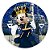 Painel Redondo - Mickey Realeza - Sublimado 3D - Imagem 1