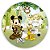 Painel Redondo - Mickey Safari  - Sublimado 3D - Imagem 1