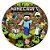 Painel Redondo - Minecraft - Sublimado 3D - Imagem 1