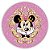 Painel Redondo - Minnie Rosa  - Sublimado 3D - Imagem 1
