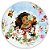 Painel Redondo - Moana  - Sublimado 3D - Imagem 1