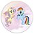 Painel Redondo - My Little Poney  - Sublimado 3D - Imagem 1