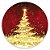 Painel Redondo - Natal  - Sublimado 3D - Imagem 1