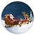 Painel Redondo - Natal  - Sublimado 3D - Imagem 1