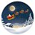 Painel Redondo - Natal  - Sublimado 3D - Imagem 1