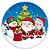 Painel Redondo - Natal  - Sublimado 3D - Imagem 1