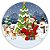 Painel Redondo - Natal  - Sublimado 3D - Imagem 1