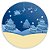 Painel Redondo - Natal  - Sublimado 3D - Imagem 1