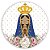 Painel Redondo - Nossa Senhora  - Sublimado 3D - Imagem 1