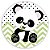 Painel Redondo - Panda  - Sublimado 3D - Imagem 1