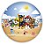 Painel Redondo - Patrulha Canina  - Sublimado 3D - Imagem 1