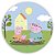 Painel Redondo - Peppa Pig  - Sublimado 3D - Imagem 1