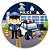 Painel Redondo - Policia - Sublimado 3D - Imagem 1