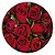 Painel Redondo - Rosas Vermelhas - Sublimado 3D - Imagem 1
