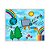 Painel Retangular - ABC Aquarela - Sublimado 3D - Imagem 1
