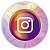 Painel Redondo - Instagram - Sublimado 3D - Imagem 1