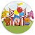 Painel Redondo - Plim Plim Circo - Sublimado 3D - Imagem 1
