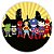 Painel Redondo - Herois Cute - Sublimado 3D - Imagem 1