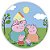 Painel Redondo - Peppa Pig  - Sublimado 3D - Imagem 1