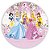 Painel Redondo - Princesas - Sublimado 3D - Imagem 1