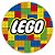 Painel Redondo - Lego - Sublimado 3D - Imagem 1