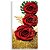 Faixa Lateral - Floral Vermelho - Sublimado 3D - Imagem 1