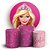 KIT Redondo e Trio - Barbie  - Sublimado 3D - Imagem 1