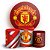 KIT Redondo e Trio - Manchester United  - Sublimado 3D - Imagem 1