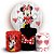 KIT Redondo e Trio - Minnie  - Sublimado 3D - Imagem 1