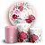 KIT Redondo e Trio - Floral Rosa  - Sublimado 3D - Imagem 1