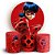 KIT Redondo e Trio - Ladybug - Sublimado 3D - Imagem 1