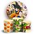 Capas Painel Redondo e Trio Cilindro Sublimado - Dragon Ball - Imagem 1