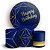 Capas Painel Redondo e Trio Cilindro Sublimado - Happy Birthday Azul - Imagem 1