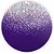 Painel Redondo - Glitter Roxo - Sublimado 3D - Imagem 1
