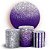 KIT Redondo e Trio - Glitter Roxo - Sublimado 3D - Imagem 1