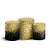 Trio Cilindro - Glitter Dourado - Sublimado 3D + Elástico - Imagem 1