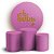 KIT Redondo e Trio - Oh Baby Roxo - Sublimado 3D - Imagem 1