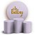 KIT Redondo e Trio - Oh Baby Lilas - Sublimado 3D - Imagem 1