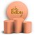 KIT Redondo e Trio - Oh Baby Laranja - Sublimado 3D - Imagem 1