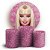 KIT Redondo e Trio - Barbie Glitter - Sublimado 3D - Imagem 1